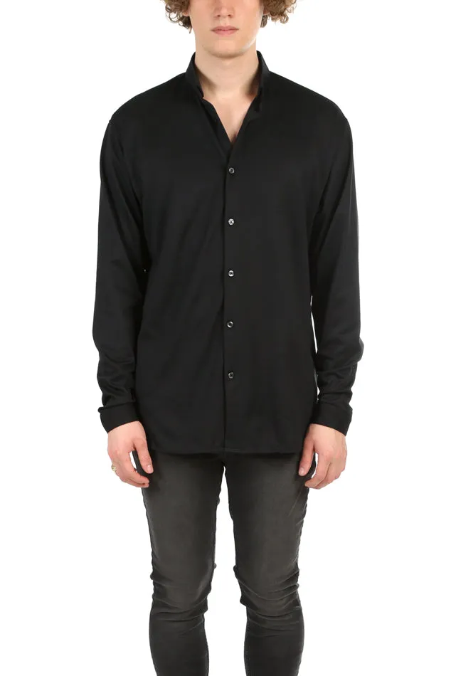 Dior Pique Button Down Black sold by Blue & Cream