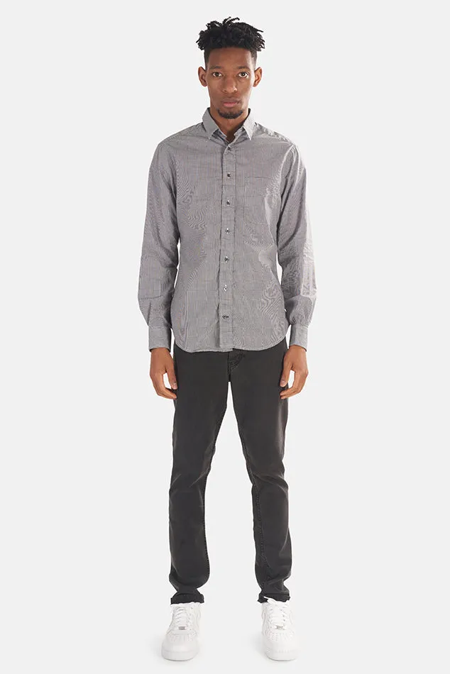 Micro Check Gingham Micro Check Button Down Black sold by Blue & Cream product image thumbnail 5