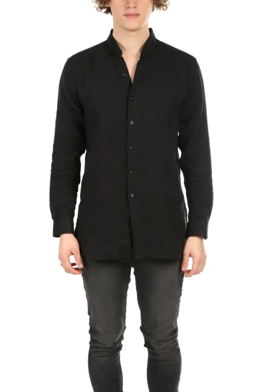 Mandarin Shirt Black sold by Blue & Cream
