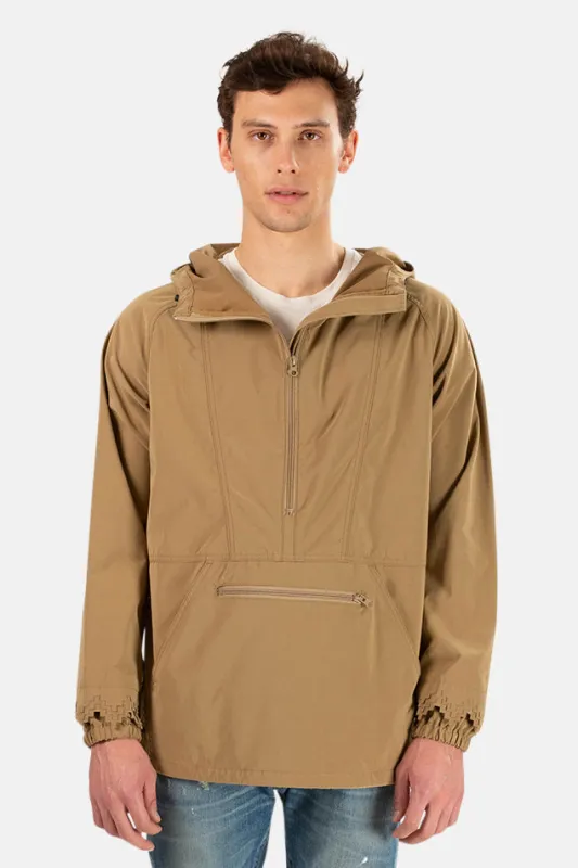 Beige Remi Relief Nylon Anorak Jacket made by Remi Relief