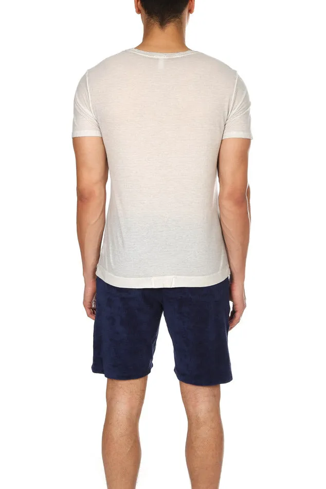 Beige Massimo Alba Panarea Tee sold by Blue & Cream product image thumbnail 3