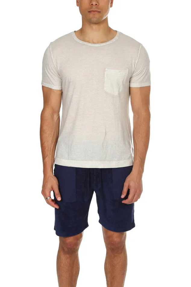 Beige Massimo Alba Panarea Tee sold by Blue & Cream