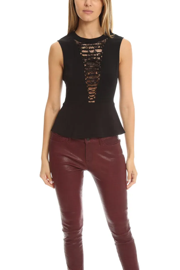 Marin Top Black sold by Blue & Cream