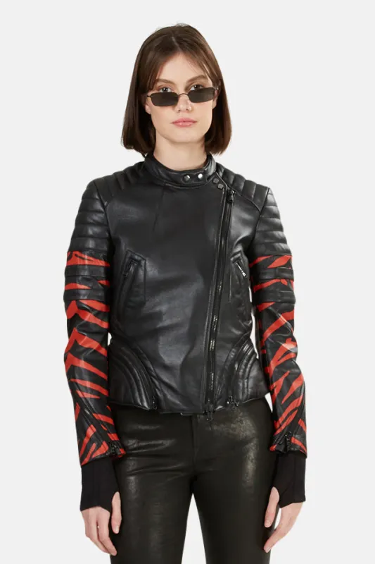 3.1 Phillip Lim Peplum Motorcycle Jacket sold by Blue & Cream