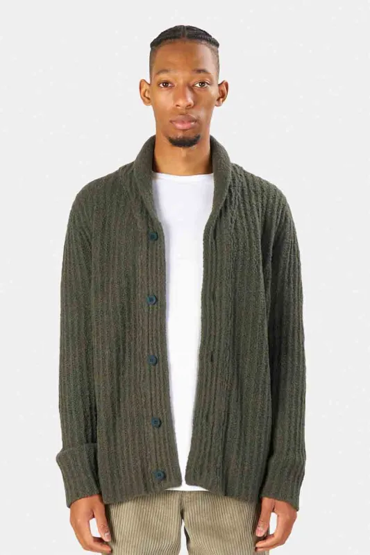 Chunky Cardigan Olive sold by Blue & Cream