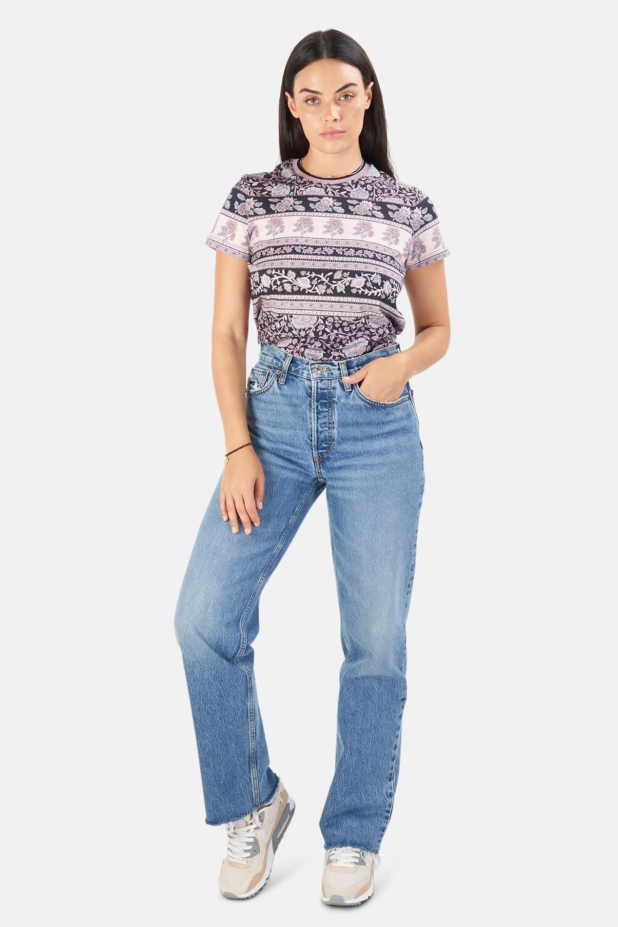 Amari Tee Indigo Paisley sold by Blue & Cream product image thumbnail 5