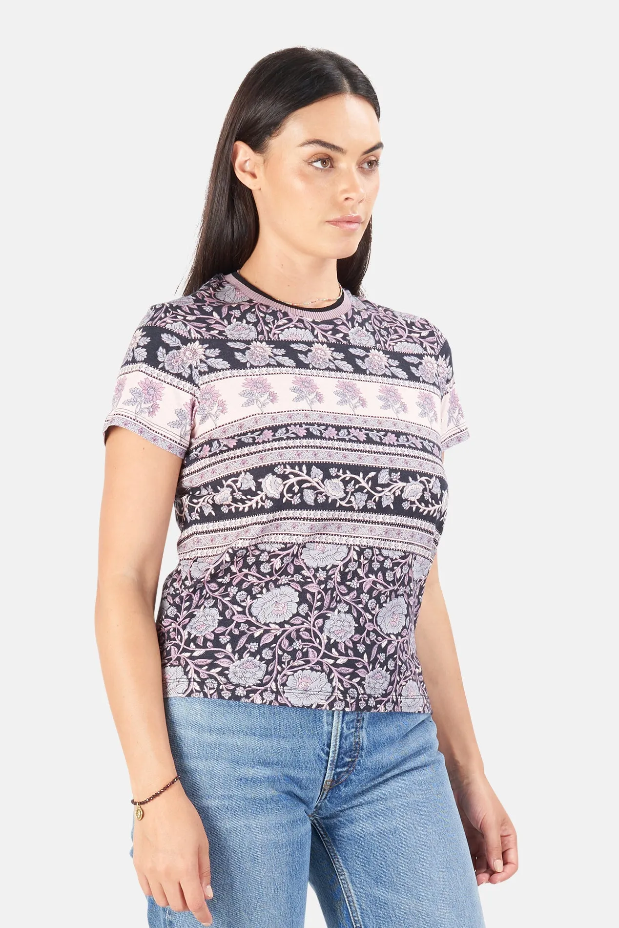 Amari Tee Indigo Paisley sold by Blue & Cream product image thumbnail 2