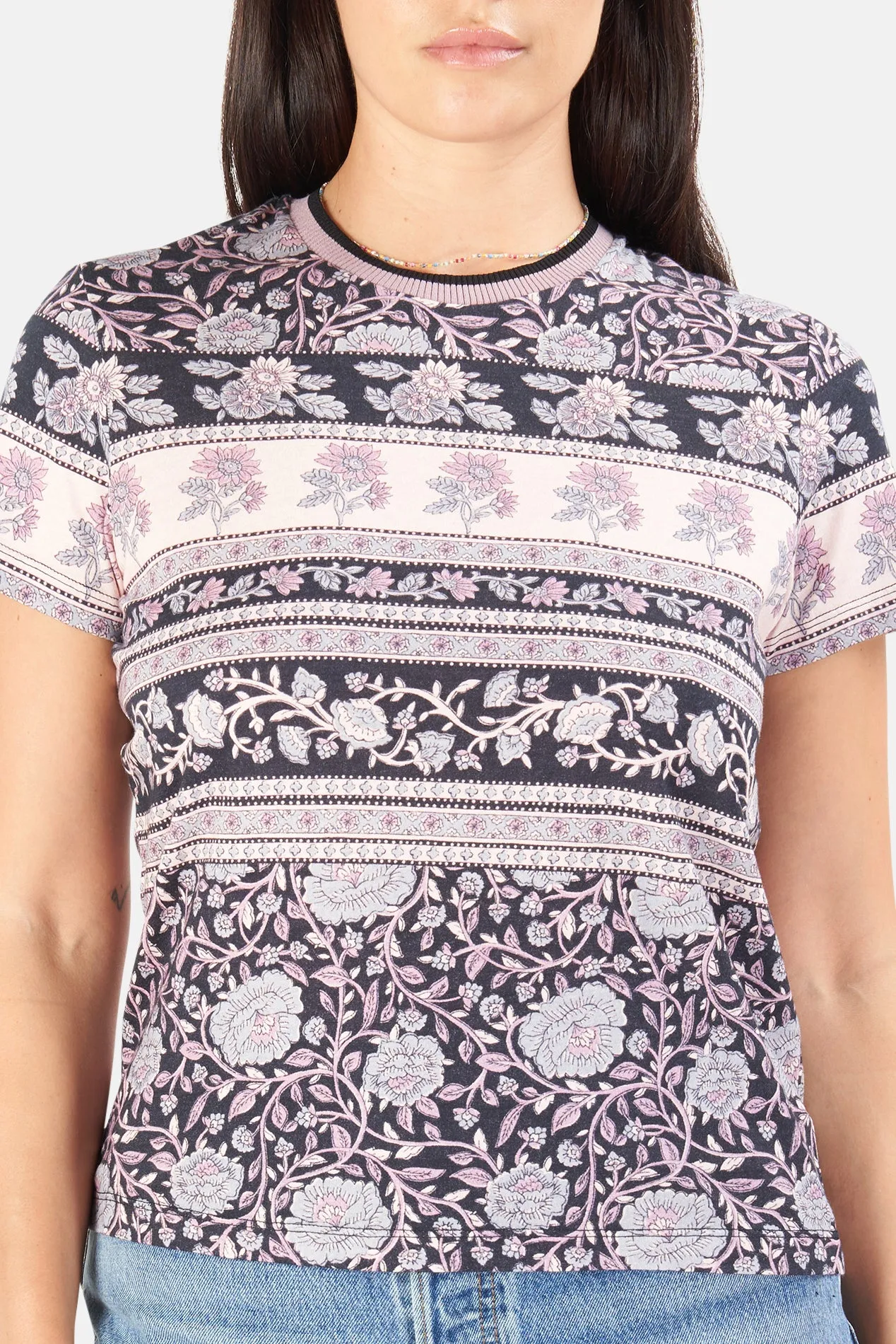Amari Tee Indigo Paisley sold by Blue & Cream product image thumbnail 4