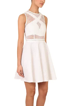 Yigal Azrouel Optic Eyelet Dress sold by Blue & Cream product image thumbnail 2