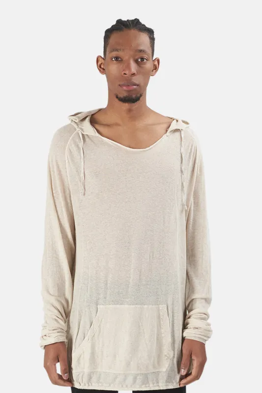 V::ROOM Cotton Linen Pullover Hoodie sold by Blue & Cream