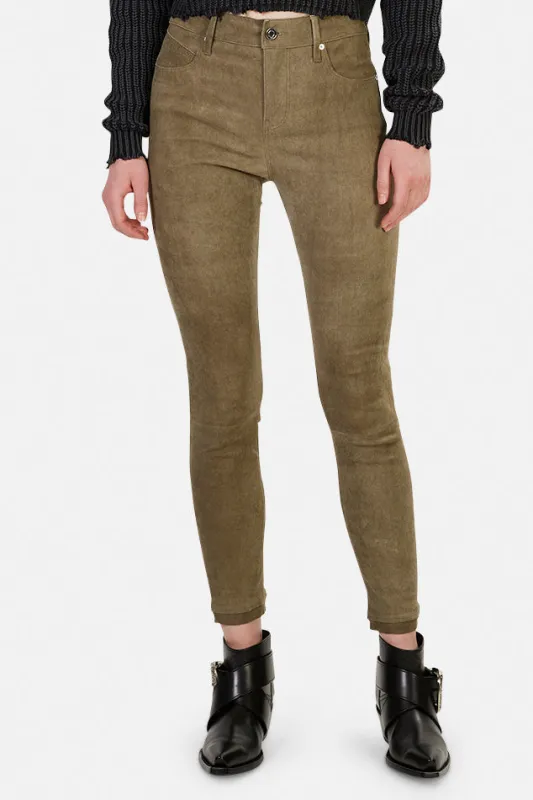 Madrid Pants Vintage Khaki sold by Blue & Cream