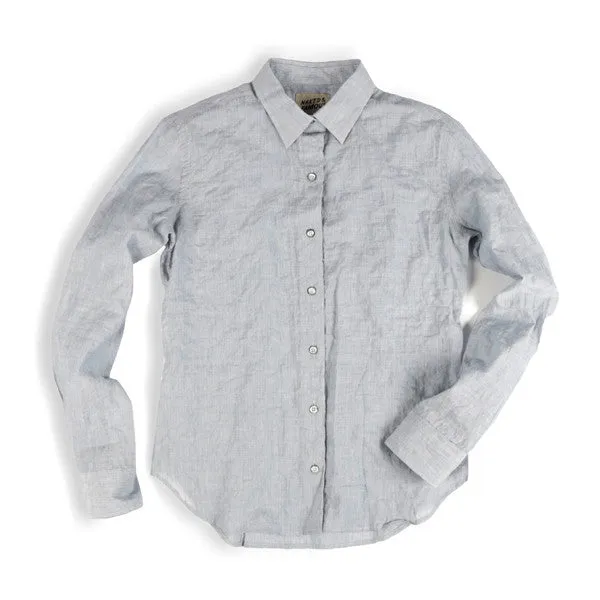 Naked & Famous Regular Shirt Lightweight Hairline Stripes sold by Blue & Cream product image thumbnail 5