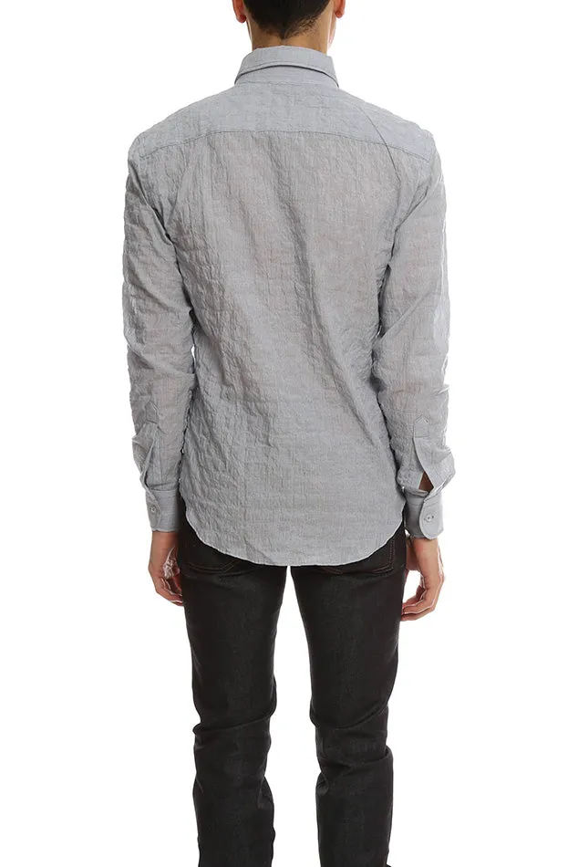 Naked & Famous Regular Shirt Lightweight Hairline Stripes sold by Blue & Cream product image thumbnail 3