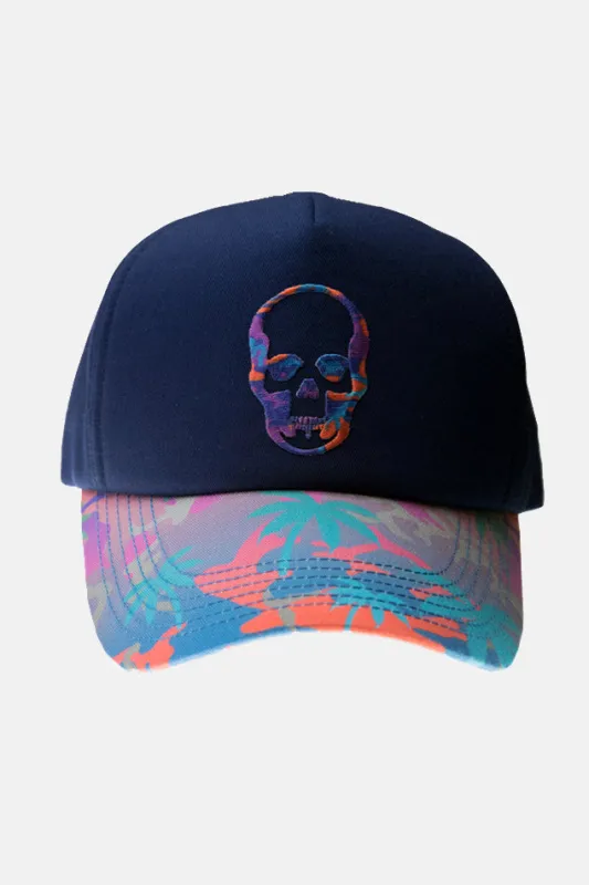 Skull Embroidered Cap Blue sold by Blue & Cream