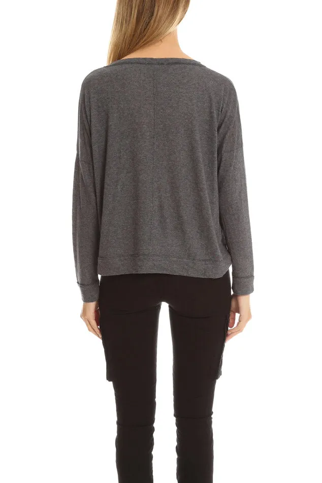 Crossley Oversized V Neck Sweater sold by Blue & Cream product image thumbnail 3