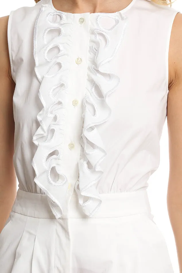 Boutique Moschino Pleated Romper sold by Blue & Cream product image thumbnail 4