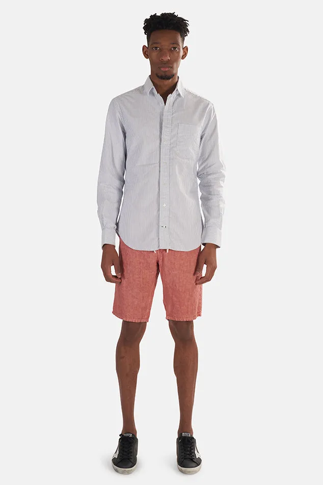 Oxford Seersucker Button Down Blue Stripe sold by Blue & Cream product image thumbnail 5