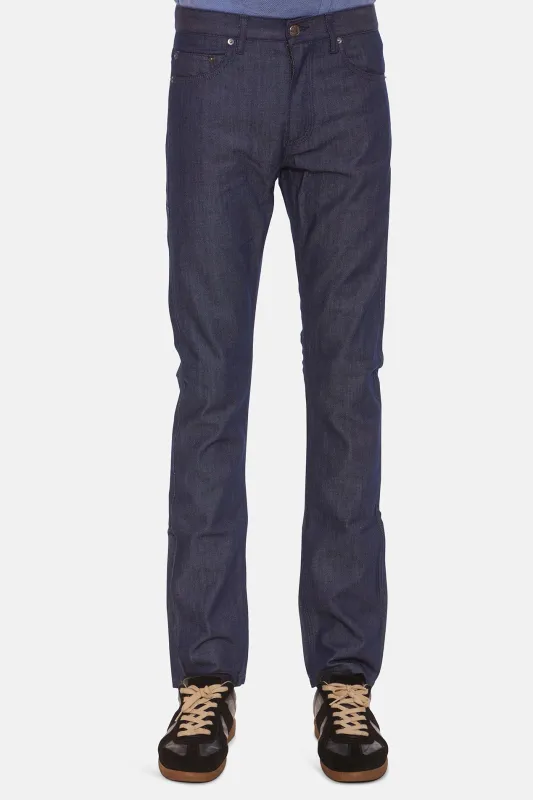 HL 10 oz. Tonal Stretch Denim Blue sold by Blue & Cream