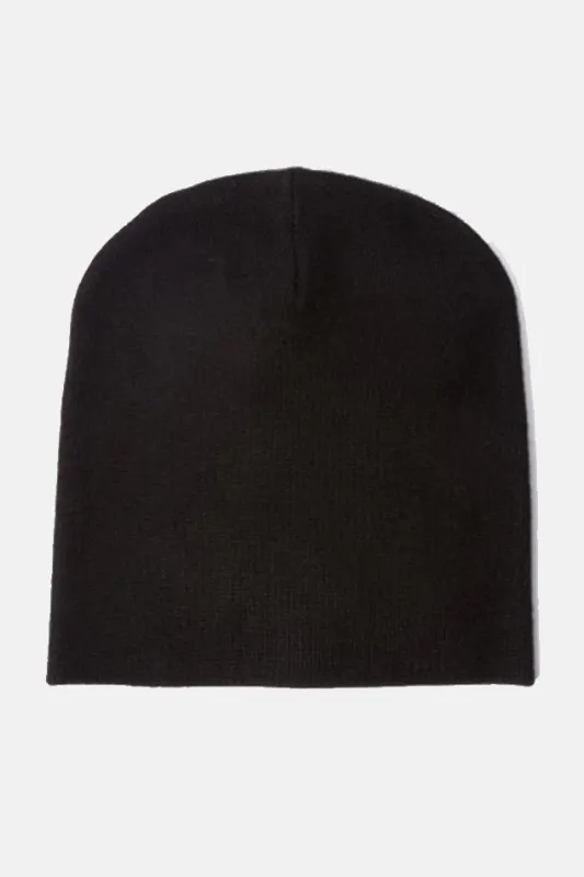 Slim Cashmere Beanie Black sold by Blue & Cream