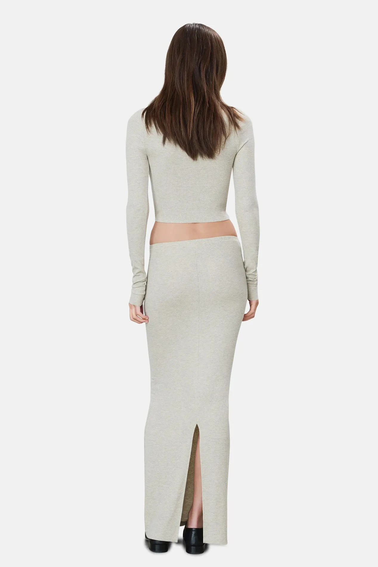 Emma Skirt Heather Oatmeal sold by Blue & Cream product image thumbnail 2