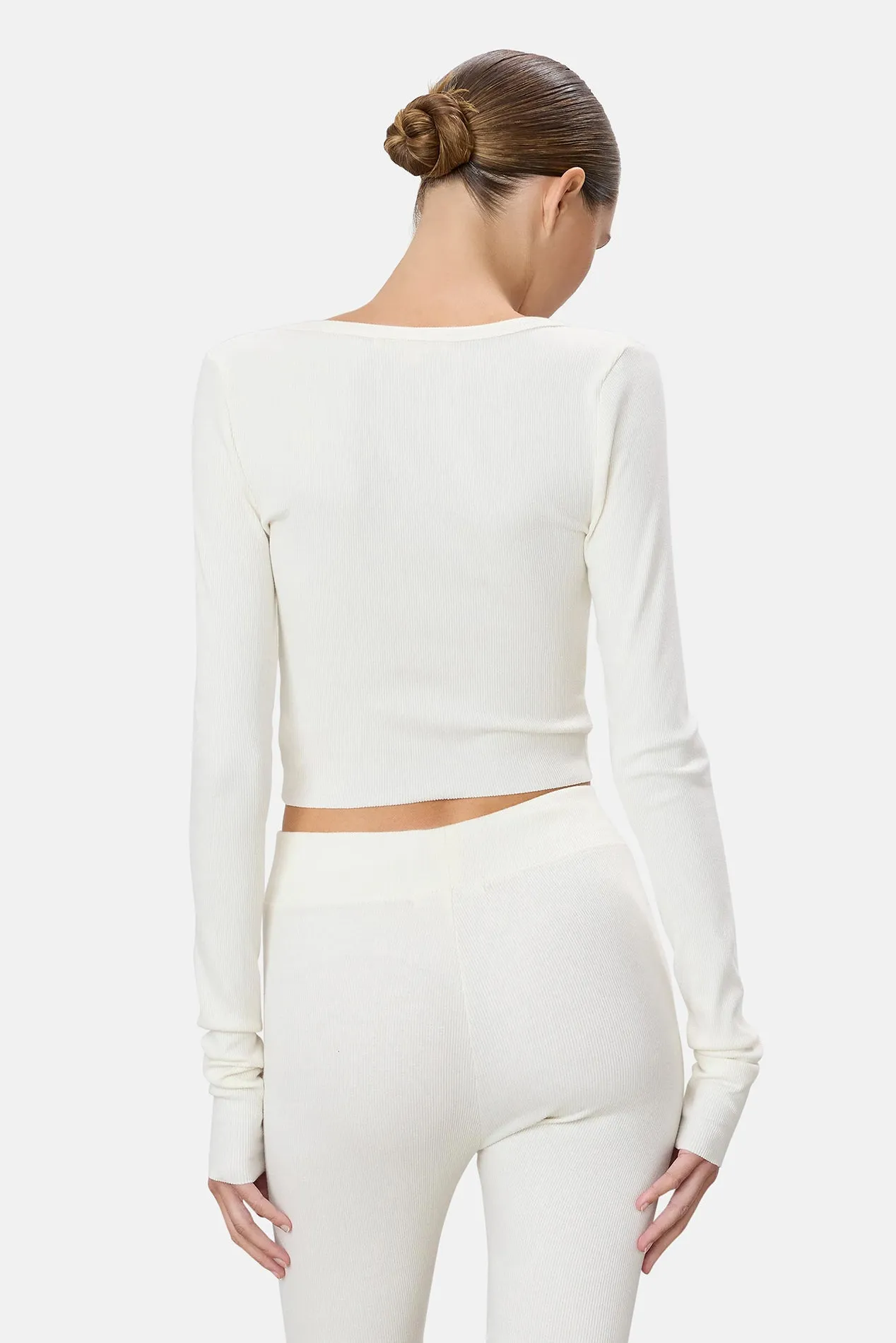 Cropped Cardigan Cream sold by Blue & Cream product image thumbnail 2