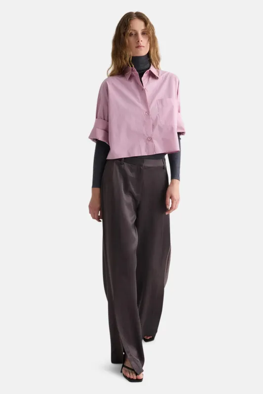 Next Ex Crop Shirt in Lilas sold by Blue & Cream