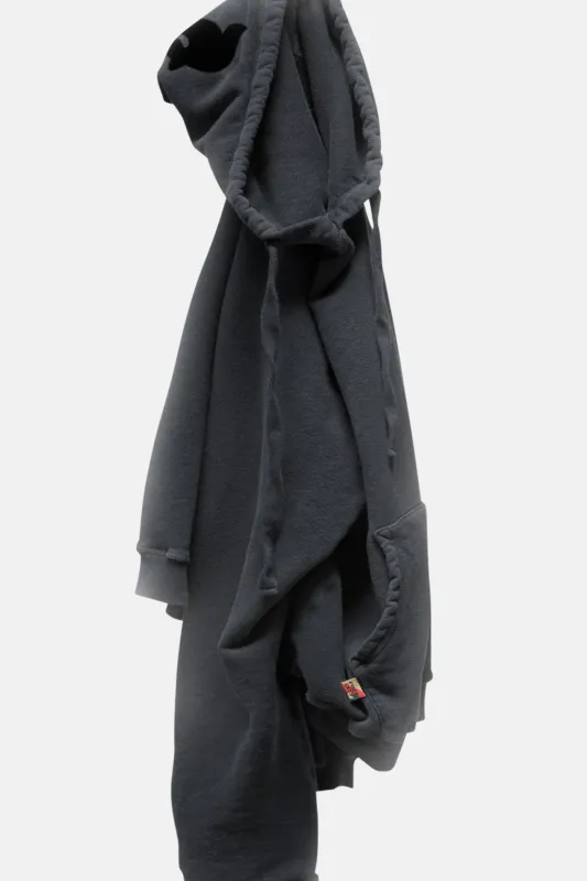 BASICGOODNESS Light-Terry/Fluff Hoodie - Volcano sold by Blue & Cream