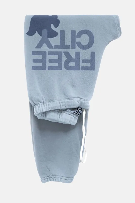 FREECITY LARGE Sweatpant - Blue Ice sold by Blue & Cream