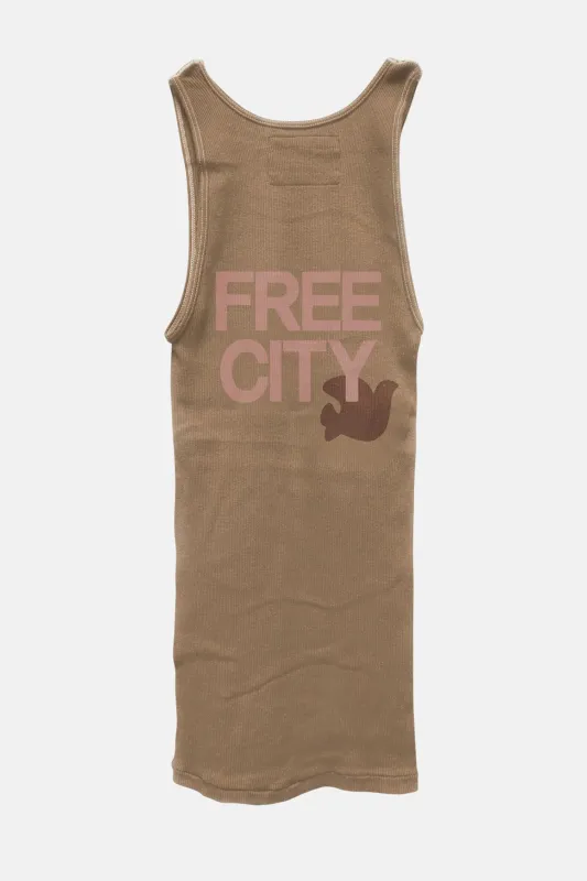 FREECITY RTU/1999 Supervintage Tank - Bronzer sold by Blue & Cream