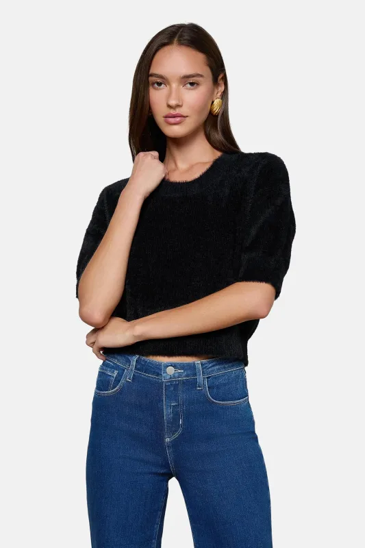Guinevere Cropped Pullover Black sold by Blue & Cream