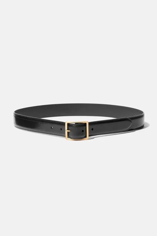 Gabriele Belt Black w/Gold Buckle sold by Blue & Cream