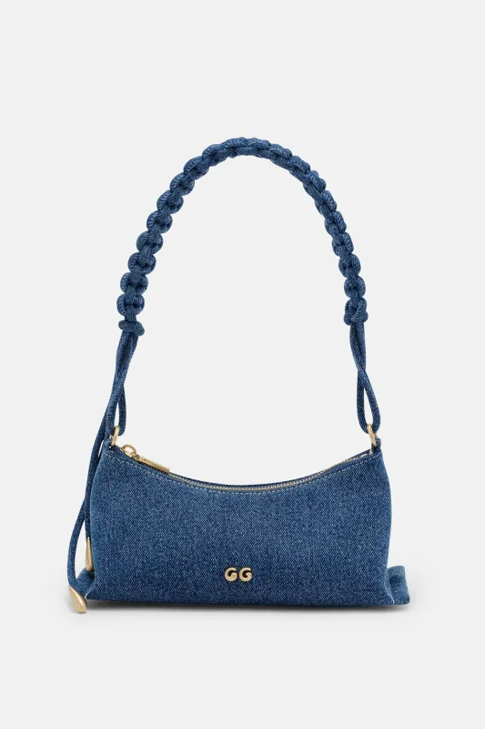Osa Shoulder Bag 80s Blue Denim sold by Blue & Cream