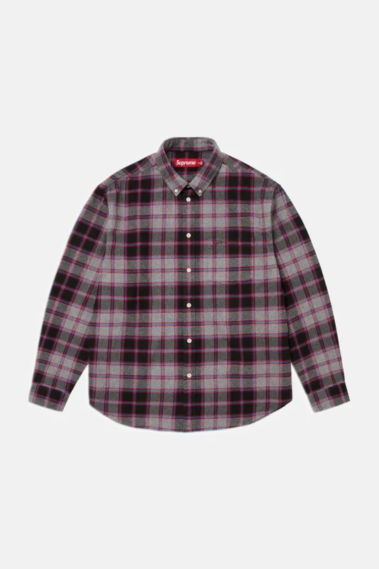 Supreme Plaid Flannel Shirt Grey sold by Blue & Cream