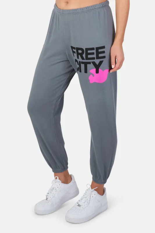 FREECITY Large Sweatpant Grey Art made by freecity