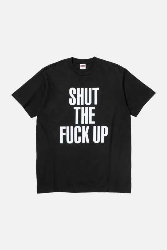 Shut Up Tee Black sold by Blue & Cream