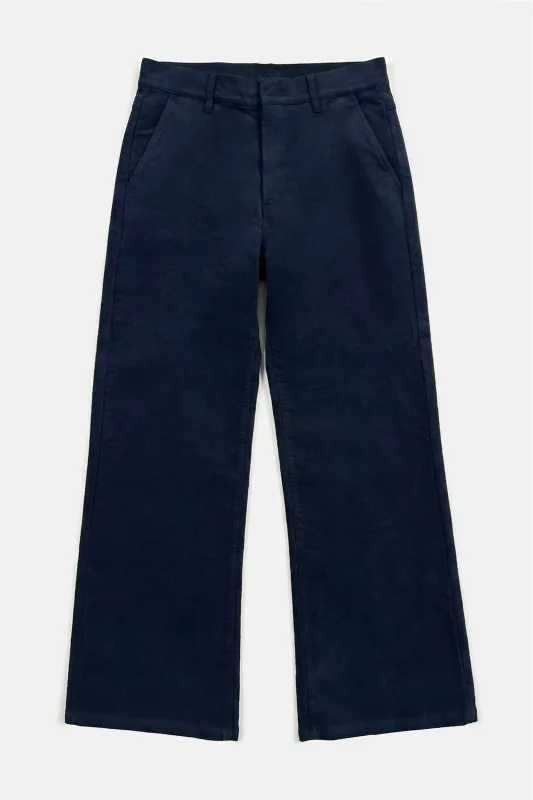 Heavy Twill Straight Leg Navy sold by Blue & Cream