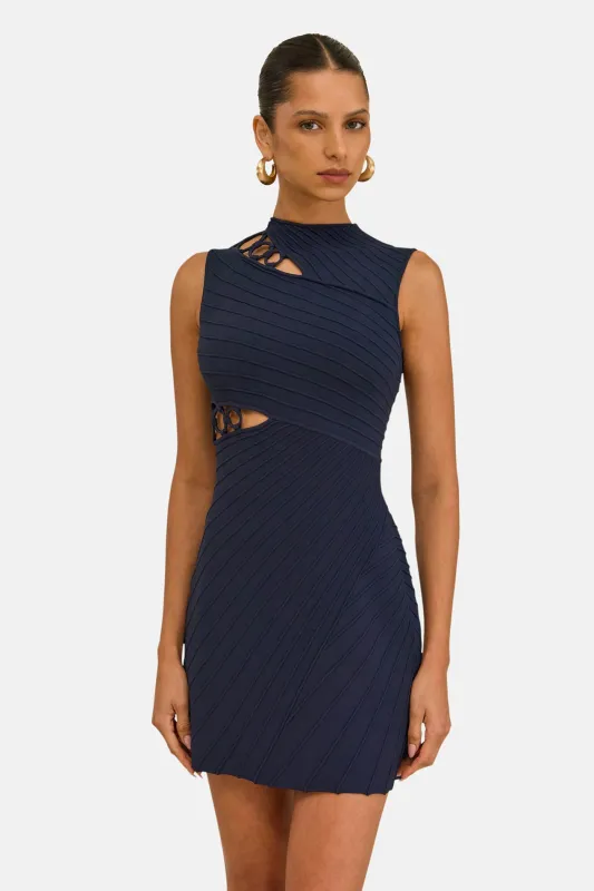 Cala Dress Deep Lake sold by Blue & Cream