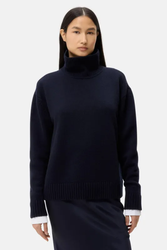 Grown on Turtleneck Sweater Midnight sold by Blue & Cream