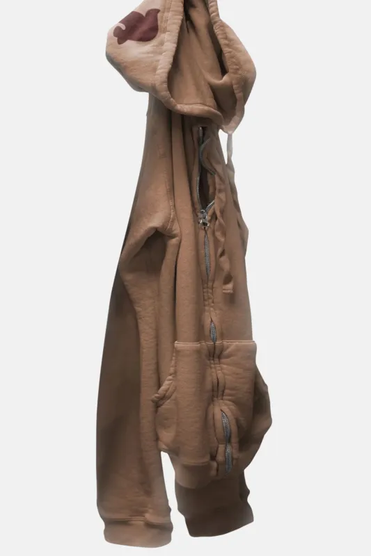 SUPERFLUFF LUX Zip Hoodie - Toner sold by Blue & Cream