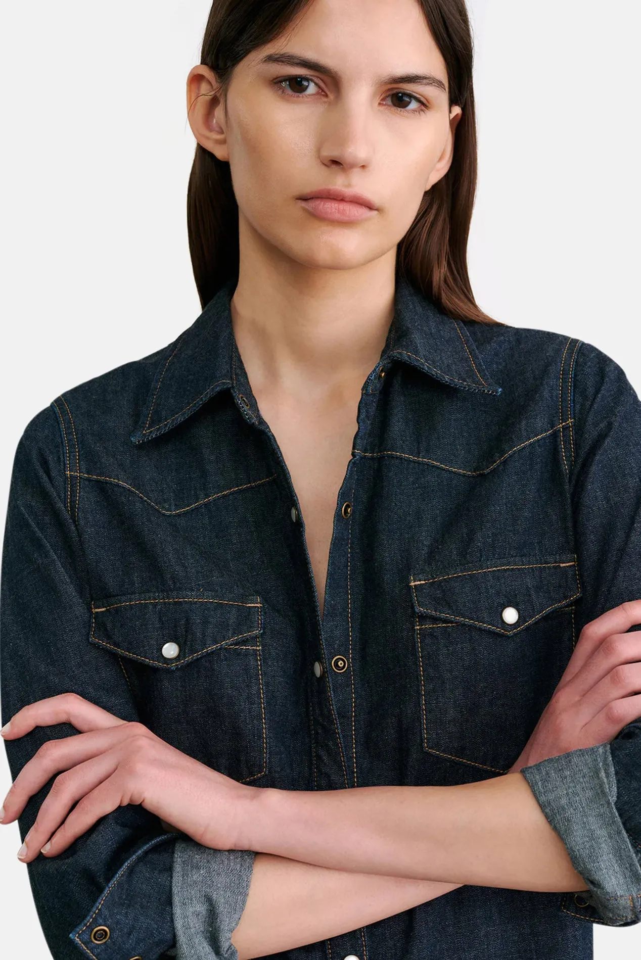 Travis Shirt Indigo Rinse sold by Blue & Cream product image thumbnail 4