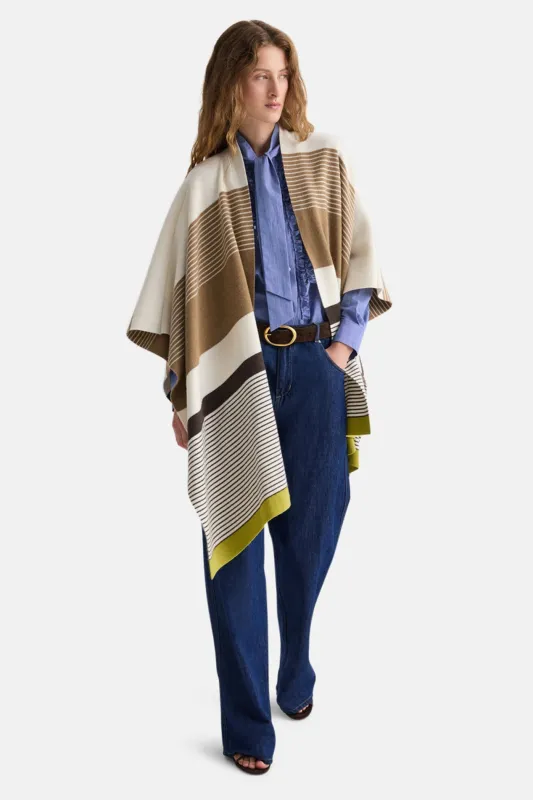 Wrapped Around in Cashmere Multi made by Blue & Cream