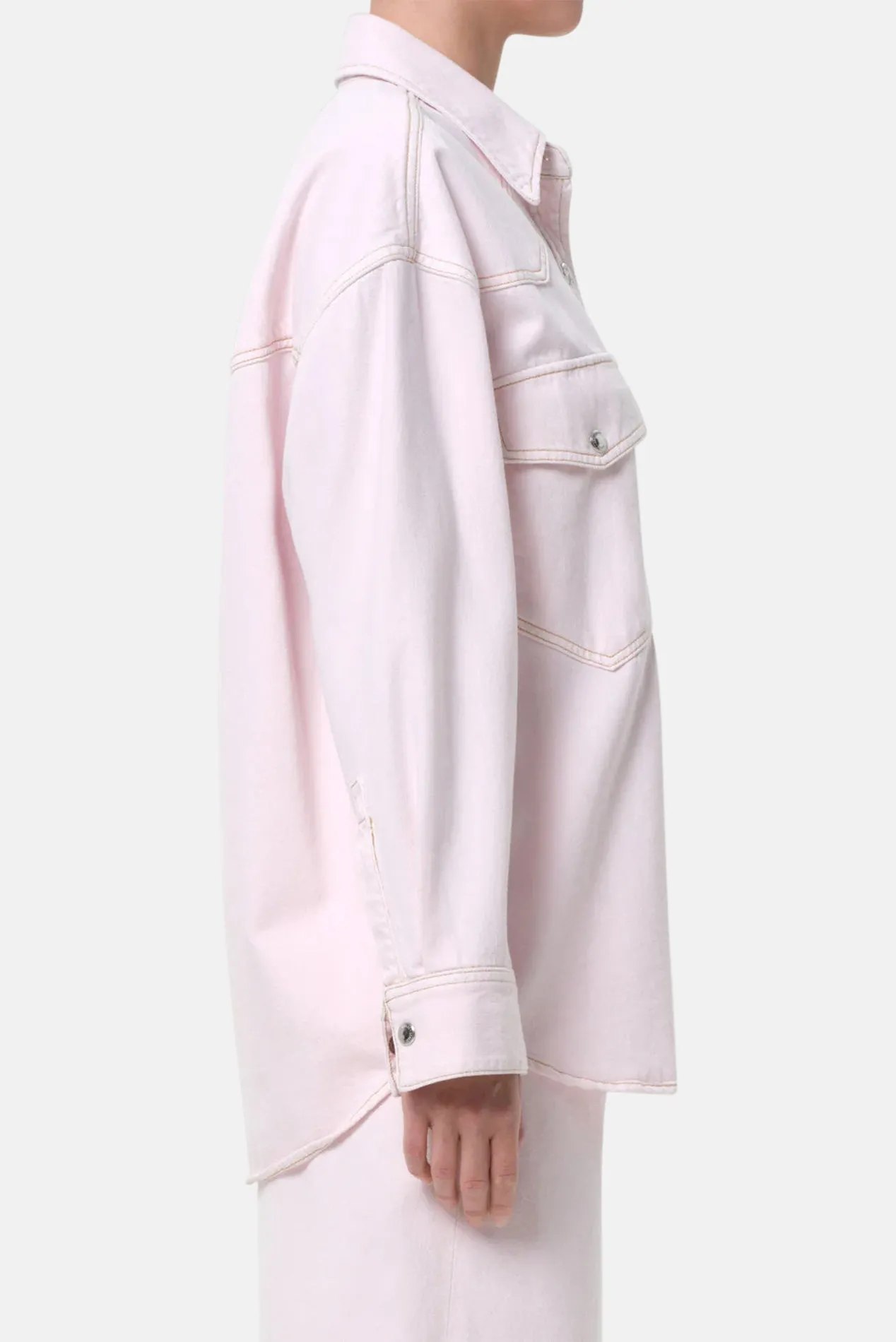 Lotta Western Shirt In Cosmos sold by Blue & Cream product image thumbnail 4