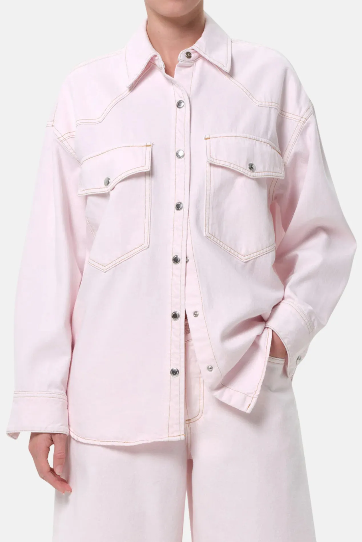 Lotta Western Shirt In Cosmos sold by Blue & Cream product image thumbnail 2