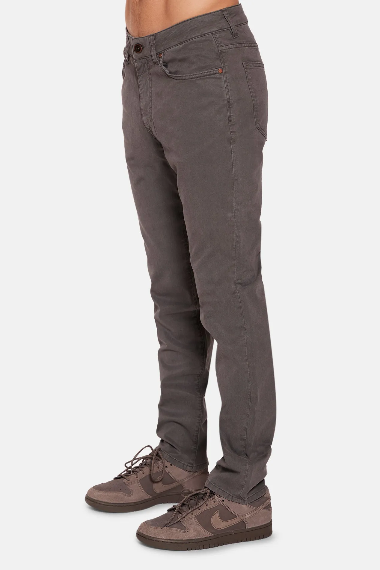 5 Pocket Cotton/Tencel/Silk Trouser Elephant Grey sold by Blue & Cream product image thumbnail 2