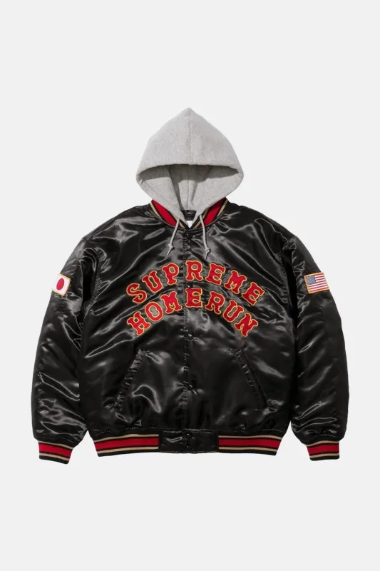 Homerun Sports Jacket Black made by Supreme