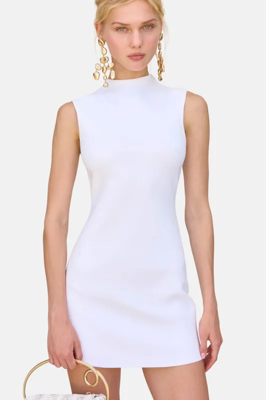 Harlow Knit Dress Off White sold by Blue & Cream