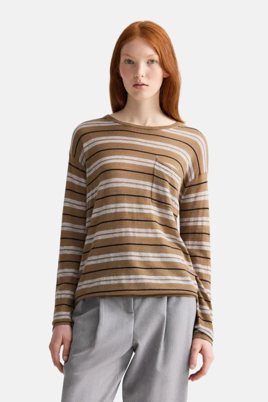 4th St w/ Stripes Ermine Multi made by Blue & Cream
