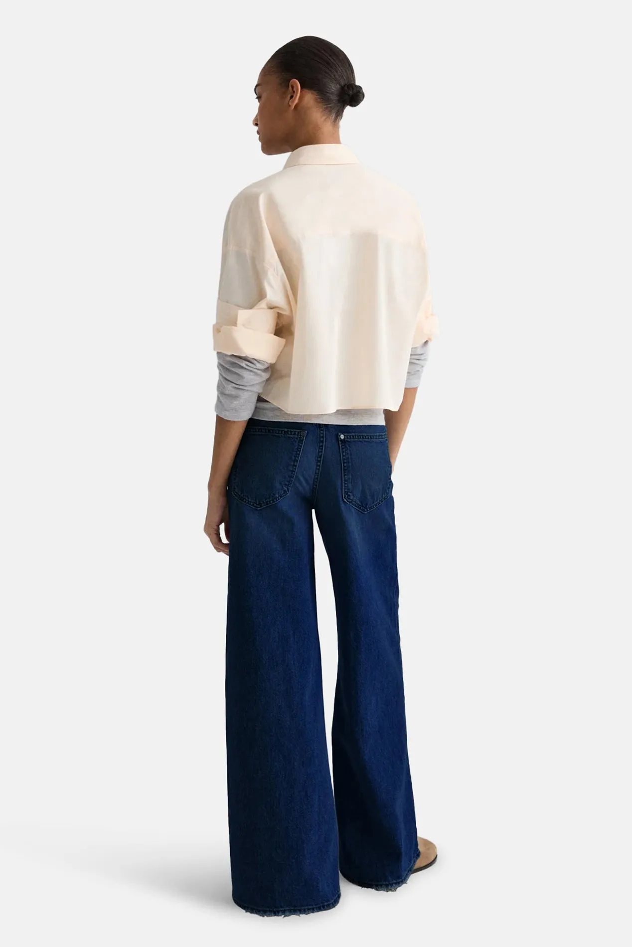 Next Ex Crop Shirt In Flan sold by Blue & Cream product image thumbnail 4
