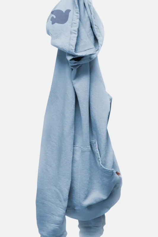 BASICGOODNESS Light Terry/Fluff Hoodie - Blue Milk made by freecity