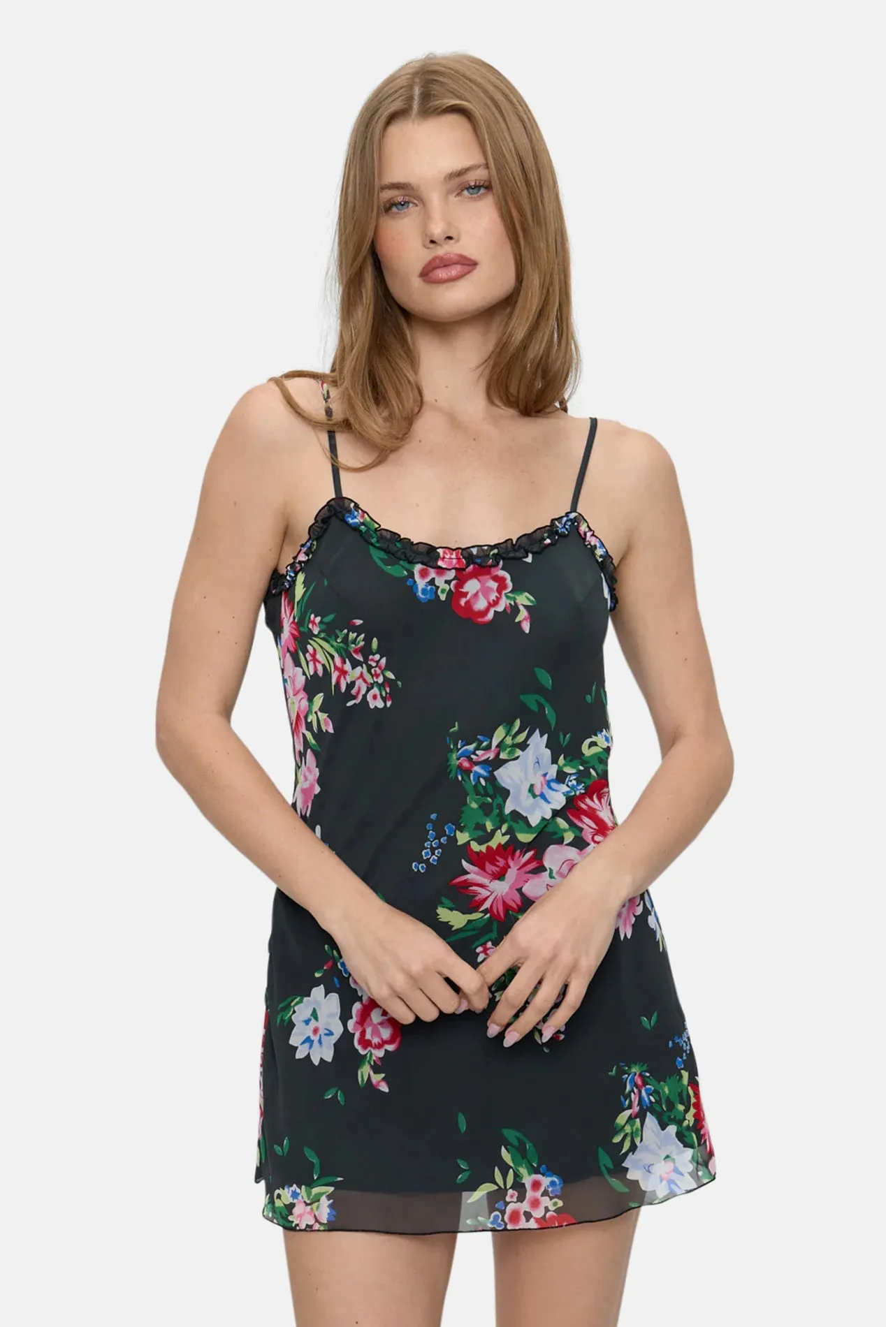 Josie Floral Mini Dress Bouquet sold by Blue & Cream product image thumbnail 2